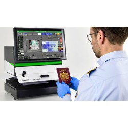Comparator Video Spectral pentru autentificarea documentelor - nivel prima linie